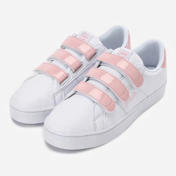 Tênis Baixos Fila Homem Branco/Rosa - Fila Court Deluxe Vc Outlet Portugal,AQHB-78942